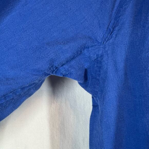 Lauren Ralph Lauren 100% Linen Balloon 3/4 Sleeve peasant Tunic blouse  / dress - Picture 6 of 7